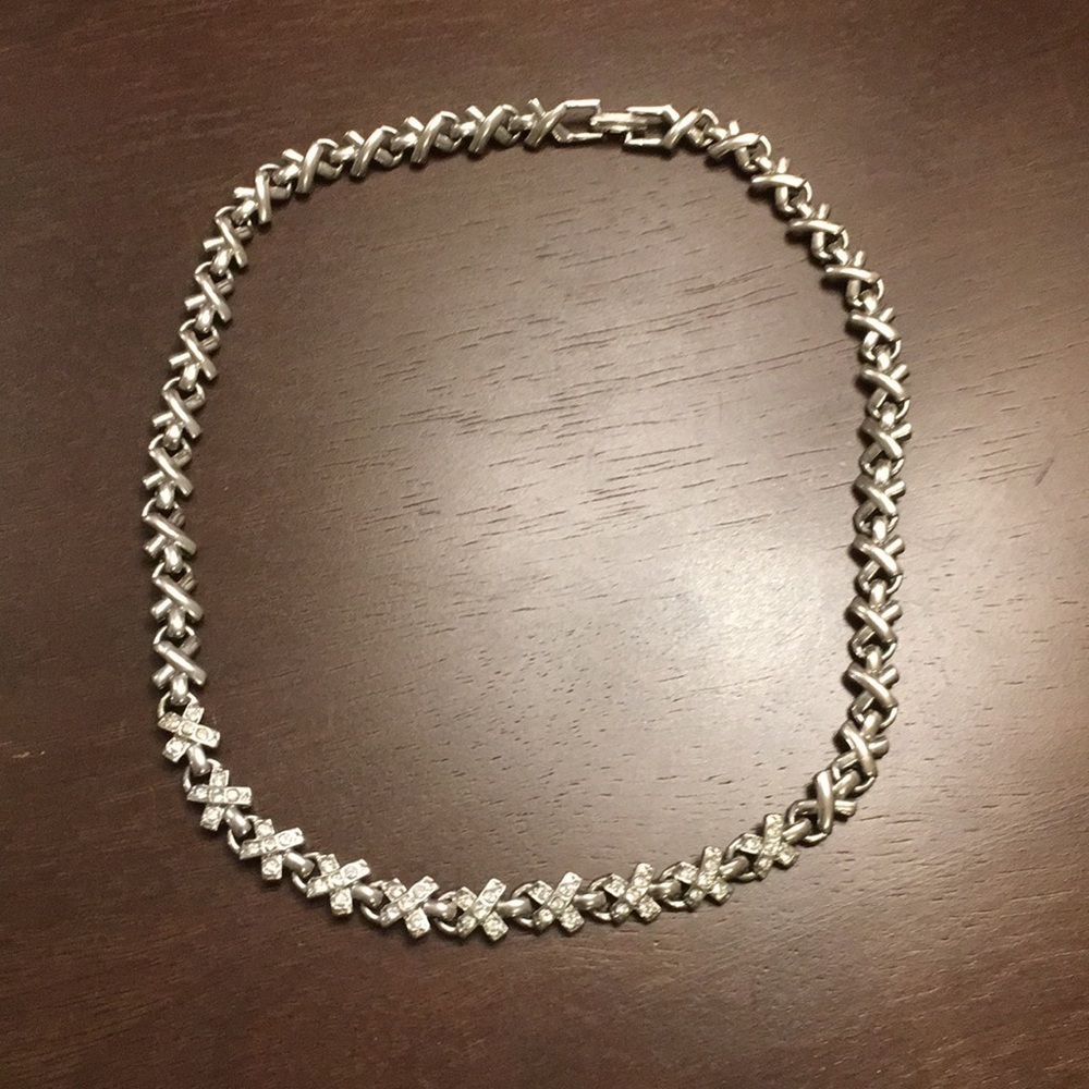 💎SALE💎 silver and diamonds choker